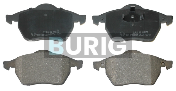 Burig fékbetétkészlet, tárcsafék - B020450 - TothCarparts
