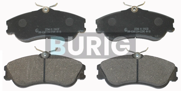 Burig fékbetétkészlet, tárcsafék - B020247 - TothCarparts