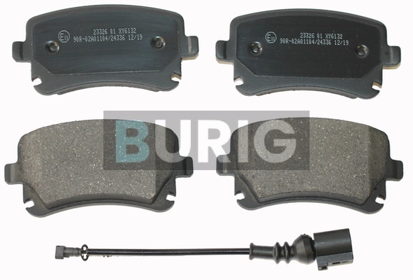 Burig fékbetétkészlet, tárcsafék - B020056 - TothCarparts