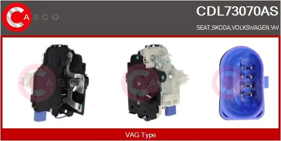 CASCO Ajtózár - CDL73070AS - TothCarparts