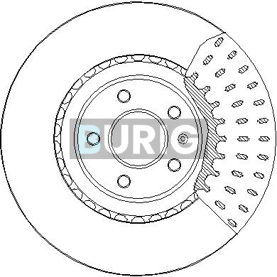 Burig féktárcsa - B010768 - TothCarparts