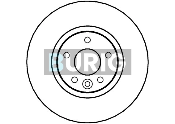 Burig féktárcsa - B010021 - TothCarparts