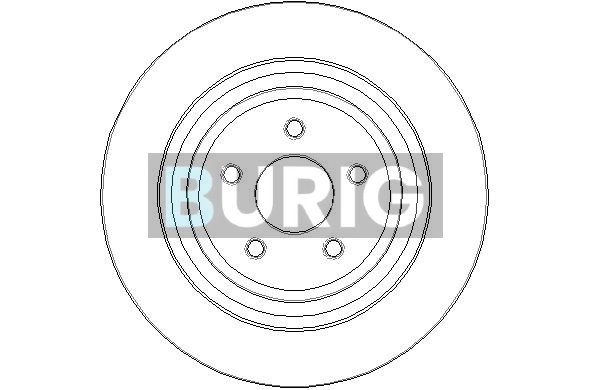 Burig féktárcsa - B010643 - TothCarparts