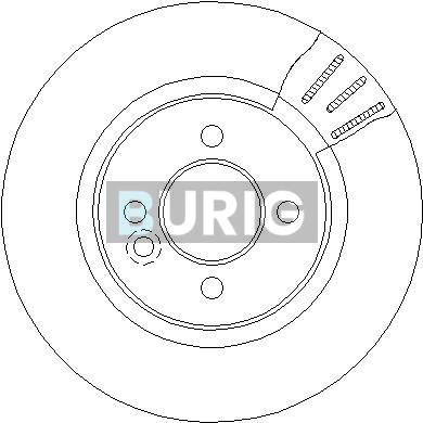 Burig féktárcsa - B010070 - TothCarparts
