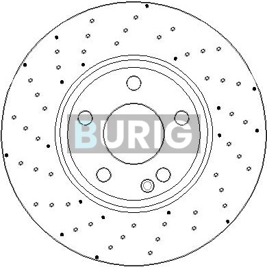 Burig féktárcsa - B010783 - TothCarparts