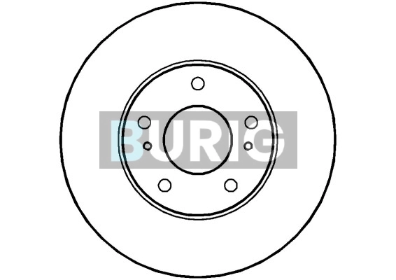 Burig féktárcsa - B010353 - TothCarparts