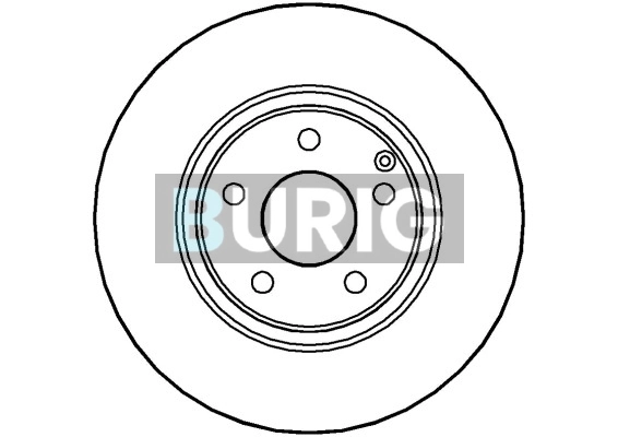 Burig féktárcsa - B010560 - TothCarparts