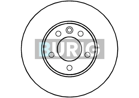 Burig féktárcsa - B010082 - TothCarparts