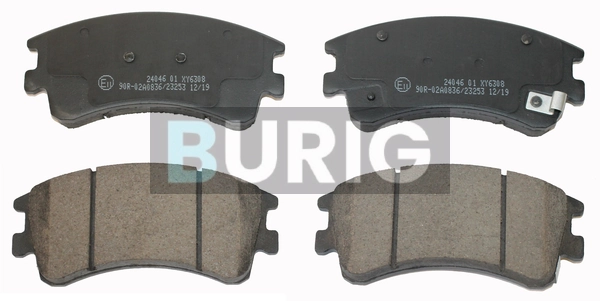 Burig fékbetétkészlet, tárcsafék - B020401 - TothCarparts