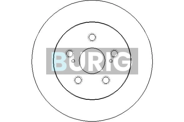Burig féktárcsa - B010484 - TothCarparts