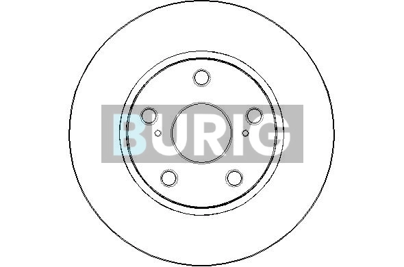 Burig féktárcsa - B010695 - TothCarparts
