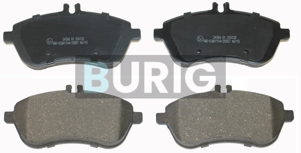 Burig fékbetétkészlet, tárcsafék - B020099 - TothCarparts