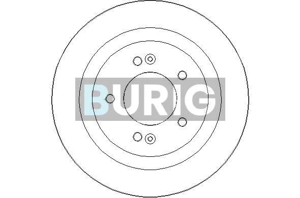 Burig féktárcsa - B011018 - TothCarparts