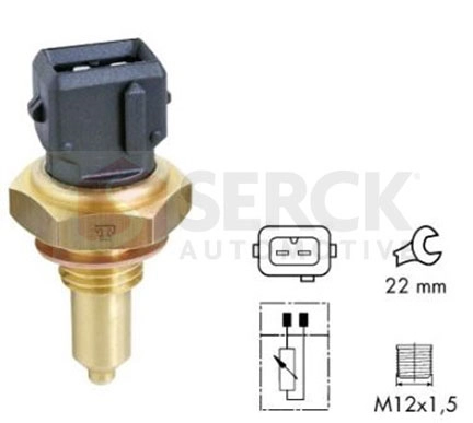 SERCK AUTOMOTIVE érzékelő, hűtőfolyadék-hőmérséklet - CCT0029 - TothCarparts
