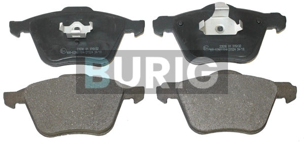 Burig fékbetétkészlet, tárcsafék - B020547 - TothCarparts