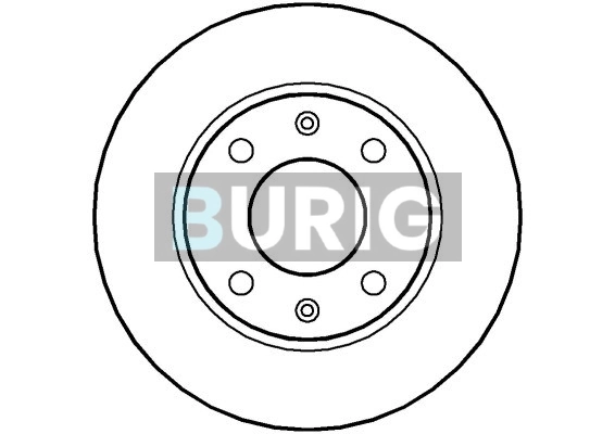 Burig féktárcsa - B010068 - TothCarparts