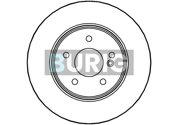 Burig féktárcsa - B010303 - TothCarparts