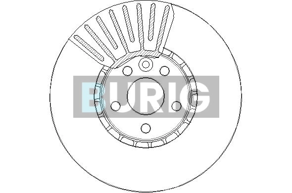Burig féktárcsa - B010721 - TothCarparts