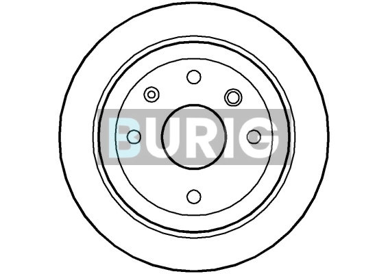 Burig féktárcsa - B010530 - TothCarparts