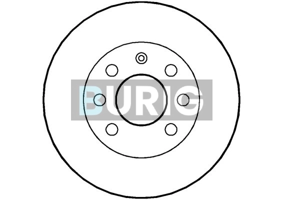 Burig féktárcsa - B010231 - TothCarparts