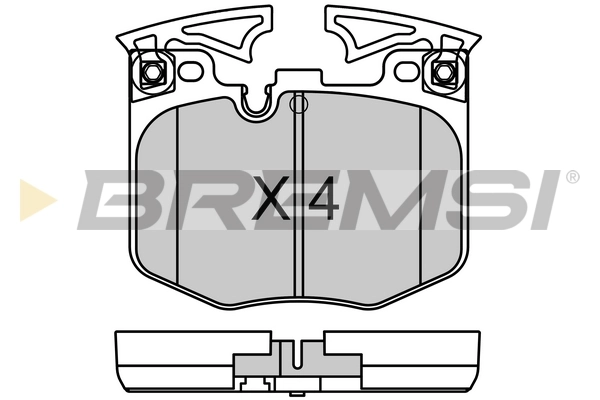 BREMSI fékbetétkészlet, tárcsafék - BP3759CE - TothCarparts