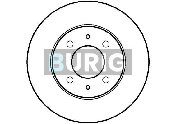 Burig féktárcsa - B010694 - TothCarparts