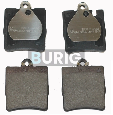 Burig fékbetétkészlet, tárcsafék - B020400 - TothCarparts