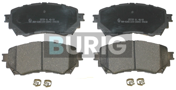 Burig fékbetétkészlet, tárcsafék - B020451 - TothCarparts