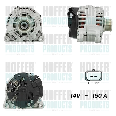 HOFFER generátor - H55151059G - TothCarparts