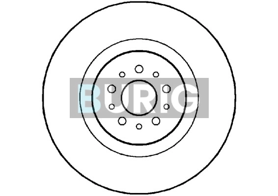 Burig féktárcsa - B011208 - TothCarparts