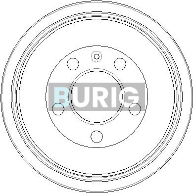Burig fékdob - B040003 - TothCarparts