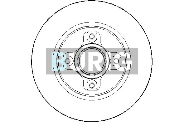 Burig féktárcsa - B010039 - TothCarparts