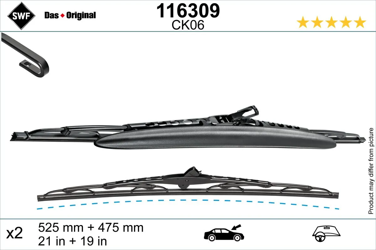 SWF törlőlapát - 116309 - TothCarparts