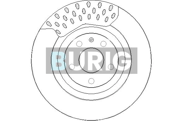Burig féktárcsa - B010782 - TothCarparts
