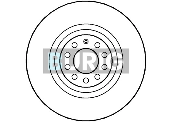 Burig féktárcsa - B010738 - TothCarparts