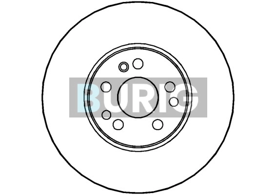 Burig féktárcsa - B011075 - TothCarparts