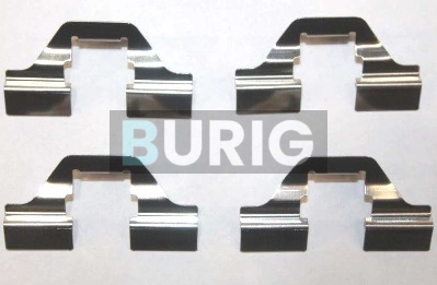 Burig tartozékkészlet, tárcsafékbetét - B06C0080 - TothCarparts