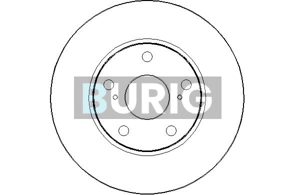 Burig féktárcsa - B010244 - TothCarparts