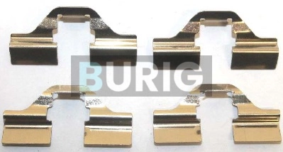 Burig tartozékkészlet, tárcsafékbetét - B06C0015 - TothCarparts