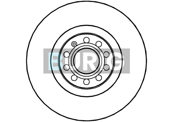Burig féktárcsa - B011102 - TothCarparts