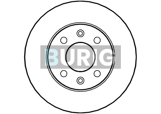 Burig féktárcsa - B010122 - TothCarparts