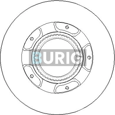 Burig féktárcsa - B010870 - TothCarparts