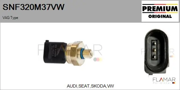 FLAMAR érzékelő, üzemanyag nyomás - SNF320M37VW - TothCarparts