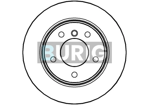Burig féktárcsa - B010225 - TothCarparts