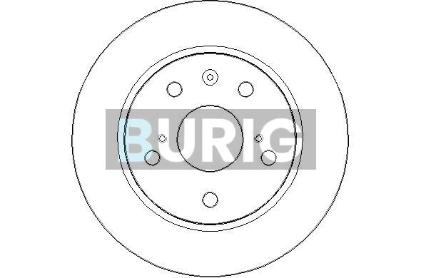Burig féktárcsa - B011030 - TothCarparts