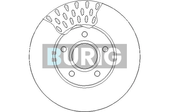 Burig féktárcsa - B010034 - TothCarparts