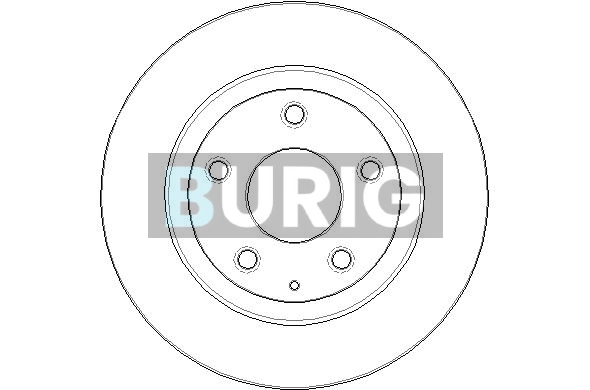 Burig féktárcsa - B010416 - TothCarparts