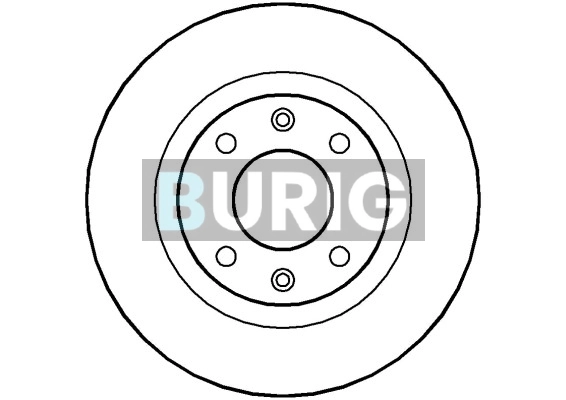 Burig féktárcsa - B010041 - TothCarparts