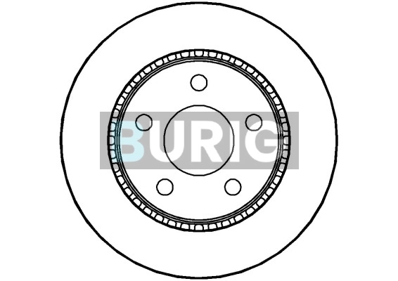 Burig féktárcsa - B011014 - TothCarparts
