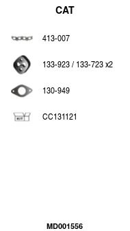 FA1 katalizátor - MD001556 - TothCarparts